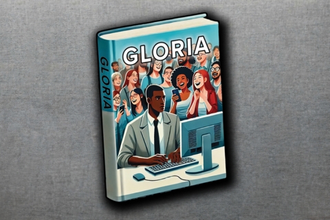 A book cover reading "Gloria"